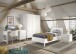 Jugendzimmer-Set >Eva< (4-teilig) in Weiß - 148,8x196,2x57,8 (BxHxT)