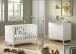 Babymöbel-Set >Eva< (3-teilig) in Weiß - 125x85,2x66,2 (BxHxT)