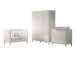 Babymöbel-Set >Eva< (4-teilig) in Weiß - 148,8x196,2x57,8 (BxHxT)