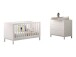 Babymöbel-Set >Eva< (3-teilig) in Weiß - 145x85x74,2 (BxHxT)