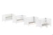 Babymöbel-Set >Eva< (4-teilig) in Weiß - 148,8x196,2x57,8 (BxHxT)