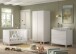 Babymöbel-Set >Eva< (4-teilig) in Weiß - 98,5x196,2x57,8 (BxHxT)