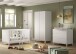 Babymöbel-Set >Eva< (4-teilig) in Weiß - 98,5x196,2x57,8 (BxHxT)