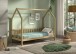 Hausbett >Cabane< in Eiche natur, Eiche massiv - 208x169x98cm (BxHxT)