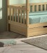 Hausbett >Cabane< Bettschublade, Eiche natur, Eiche teilmassiv - 208x169x98cm (BxHxT)