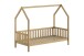 Hausbett >Cabane< Bettschublade, Eiche natur, Eiche teilmassiv - 208x169x98cm (BxHxT)