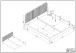 Bett >Olive< in Natur, Rattan und Eiche Furnier - 188,5x100x208,5cm (BxHxT)