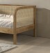 Daybett >Olive< in Natur, Rattan und Eiche Furnier - 210x75x96,6cm (BxHxT)