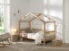 Hausbett >Fagus< in Buche massiv natur lackiert - 207,5x170x97,5 (BxHxT)