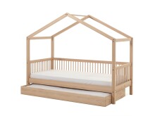 Hausbett >Fagus< inkl. Bettschublade, Buche massiv...
