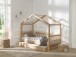 Hausbett >Fagus< inkl. Bettschublade, Buche massiv natur - 207,5x170x97,5 (BxHxT)