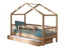 Hausbett >Fagus< Bettschublade + Rausfallschutz,...