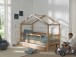 Hausbett >Fagus< Bettschublade + Rausfallschutz, Buche massiv - 207,5x170x97,5 (BxHxT)