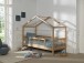 Hausbett >Fagus< inkl. Rausfallschutz, Buche massiv natur - 207,5x170x97,5 (BxHxT)