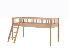 Spielbett >Fagus< in Buche massiv natur lackiert - 207,5x114x135,5 (BxHxT)