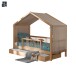 Hausbett >Fagus< inkl. Zubehör, Buche massiv - 207,5x170x97,5 (BxHxT)