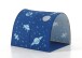 Spielbett >Fagus< in Buche massiv, Textilset Astro + Tunnel - 207,5x114x135,5 (BxHxT)