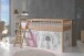 Spielbett >Fagus< in Buche massiv, Textilset Birdy - 207,5x114x135,5 (BxHxT)