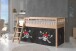 Spielbett >Fagus< in Buche massiv, Textilset Caribian Pirate - 207,5x114x135,5 (BxHxT)