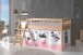 Spielbett >Fagus< in Buche massiv, Textilset Princess - 207,5x114x135,5 (BxHxT)