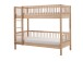 Etagenbett >Fagus< in Buche massiv natur lackiert - 207,5x175,4x97,5 (BxHxT)