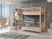 Etagenbett >Fagus< in Buche massiv natur lackiert - 207,5x175,4x97,5 (BxHxT)