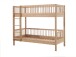 Etagenbett >Fagus< in Buche massiv natur lackiert - 207,5x175,4x97,5 (BxHxT)