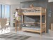 Etagenbett >Fagus< Bettpfosten geteilt, Buche massiv - 207,5x175,4x97,5 (BxHxT)