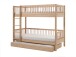 Etagenbett >Fagus< Bettschublade+Rausfallschutz, Buche massiv  - 207,5x175,4x97,5 (BxHxT)