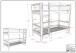 Etagenbett >Fagus< Bettschublade+Rausfallschutz, Buche massiv  - 207,5x175,4x97,5 (BxHxT)