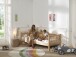 Einzelbett >Fagus< in Buche massiv natur lackiert - 207,5x68x97,5 (BxHxT)