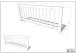Bettschutzgitter >Fagus< in Buche massiv natur lackiert - 105x40x30 (BxHxT)