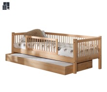 Einzelbett >Fagus<  Buche massiv - verschiedene...