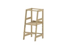 Stehhilfe >Lernturm< in Buche massiv natur lackiert - 41x85x48,3 (BxHxT)