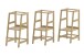 Stehhilfe >Lernturm< in Buche massiv natur lackiert - 41x85x48,3 (BxHxT)
