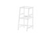 Stehhilfe >Lernturm< in Buche massiv weiß lackiert - 41x85x48,3 (BxHxT)