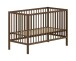 Babybett >Dino< in Farbe Nussbaum, Buche massiv - 124,4x65,4x84,4cm (BxHxT)