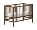Babybett >Dino< in Farbe Nussbaum, Buche massiv - 124,4x65,4x84,4cm (BxHxT)