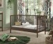 Babybett >Dino< in Farbe Nussbaum, Buche massiv - 144x75,5x84,4cm (BxHxT)