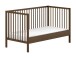 Babybett >Dino< in Farbe Nussbaum, Buche massiv - 144x75,5x84,4cm (BxHxT)