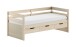 Stauraumbett >Margrit< in Milky White, Kiefer massiv - 211x85,5x97,8cm (BxHxT)