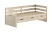 Stauraumbett >Margrit< in Milky White, Kiefer massiv - 211x85,5x97,8cm (BxHxT)