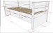 Stauraumbett >Margrit< in Weiß, Kiefer massiv - 211x85,5x97,8cm (BxHxT)