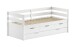 Stauraumbett >Margrit< in Weiß, Kiefer massiv - 211x85,5x97,8cm (BxHxT)