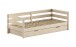 Stauraumbett >Margrit< in Weiß, Kiefer massiv - 211x68x97,8cm (BxHxT)