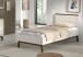 Einzelbett >Sezane< in Clay/Kiefer Nussbaum - 205x90x95,7 (BxHxT)