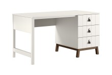 Schreibtisch >Sezane< in Farbe Nussbaum / Clay -...