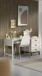 Schreibtisch >Sezane< in Farbe Nussbaum / Clay - 140x75,4x70 (BxHxT)
