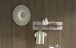 Wandboard >Sezane< in Farbe Nussbaum / Clay - 80x18x15,5 (BxHxT)