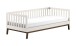 Einzelbett >Sezane< in Farbe Nussbaum / Clay - 205x70x95,7 (BxHxT)